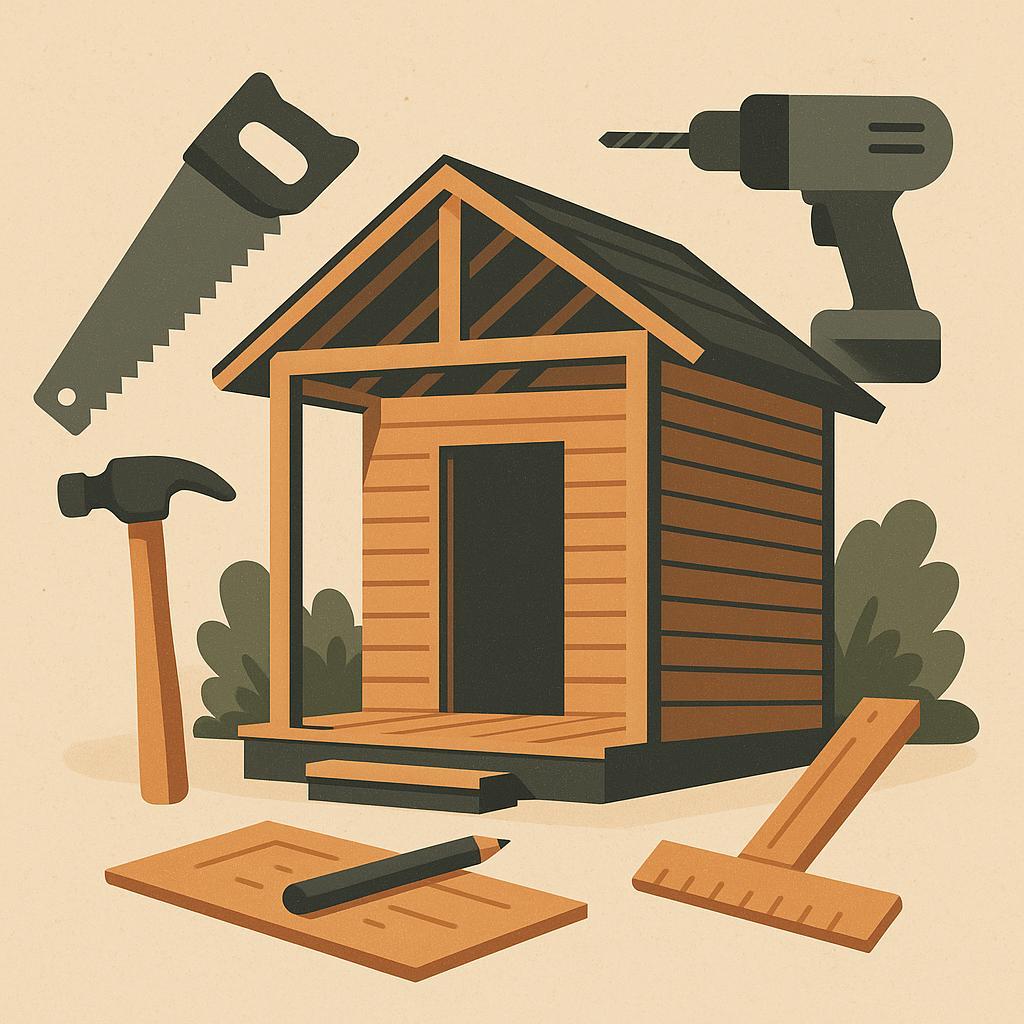 Build a Backyard Shed with Simple Tools: Step-by-Step