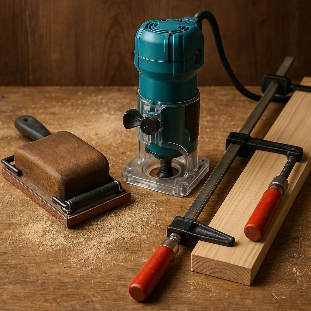 Sanding, Routing, Clamping: Tools for Woodworking