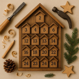 How to Build a Rustic Wooden Advent Calendar: DIY Guide