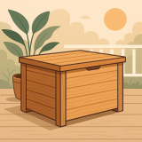 Craft a Stylish Wooden Storage Box for Your Patio or Deck