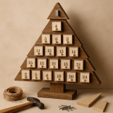 How to Build a Rustic Wooden Advent Calendar: A DIY Guide