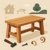 Build a Sturdy Wooden Bench for Indoors or Outdoors