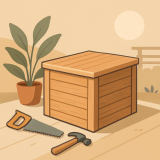 Craft a DIY Wooden Storage Box for Your Patio or Deck