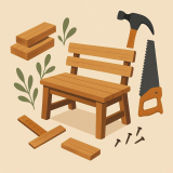 DIY Wooden Garden Bench Plans for Beginners: Creative Build