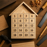 Craft a Rustic Wooden Advent Calendar: A Step-by-Step Guide